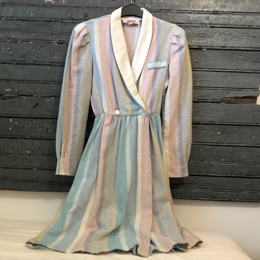 ❤️Sale 2/$40 Pastel Vintage Dress, XS